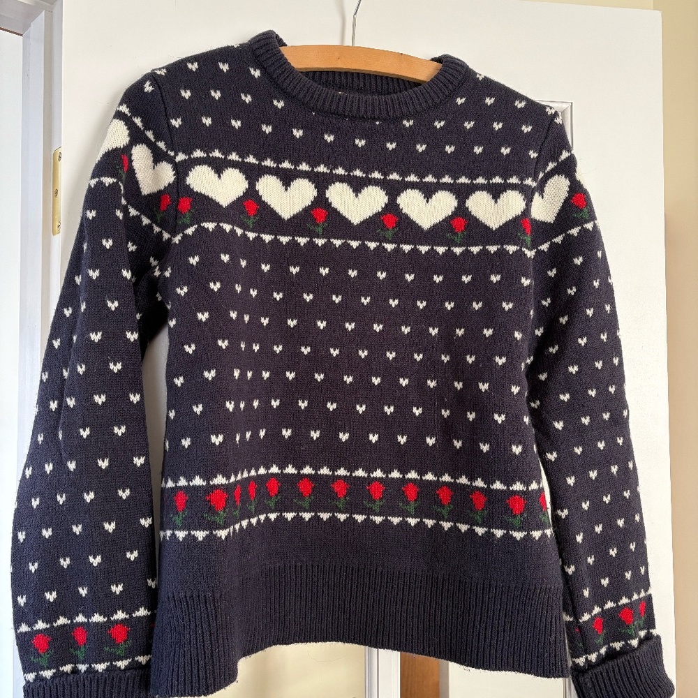Kiel James Patrick Cozy Cabin Heart Sweater XS